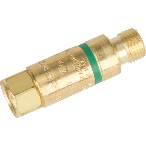 Antiretours pare-flammes - Oxy/gaz combustibles, Gaz combustibles (rouge)/Oxyg&egrave;ne (vert), Style pour chalumeau Southpoint Industrial Supply