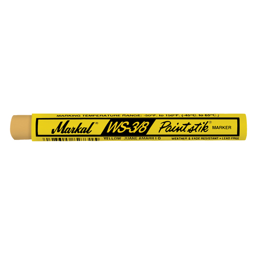 WS-3/8 Paintstik&reg; Paint Marker, Solid Stick, Yellow Southpoint Industrial Supply