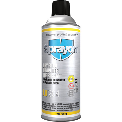 LU204 Dry Film Graphite Lubricant, Aerosol Can Southpoint Industrial Supply