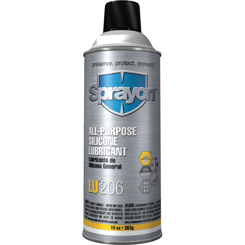 Lubrifiant &agrave; la silicone tout usage LU206, Canette a&eacute;rosol Southpoint Industrial Supply
