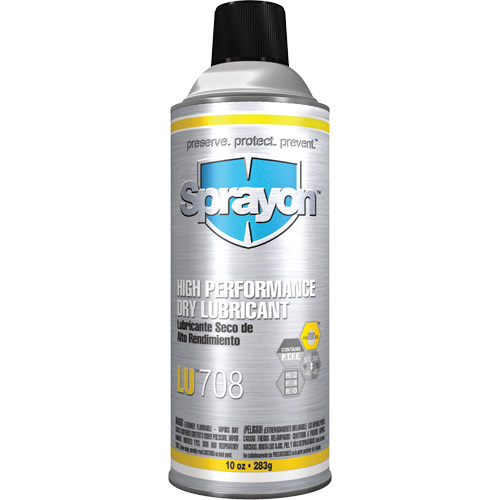 Lubrifiant sec de haute performance LU708, Canette a&eacute;rosol Southpoint Industrial Supply
