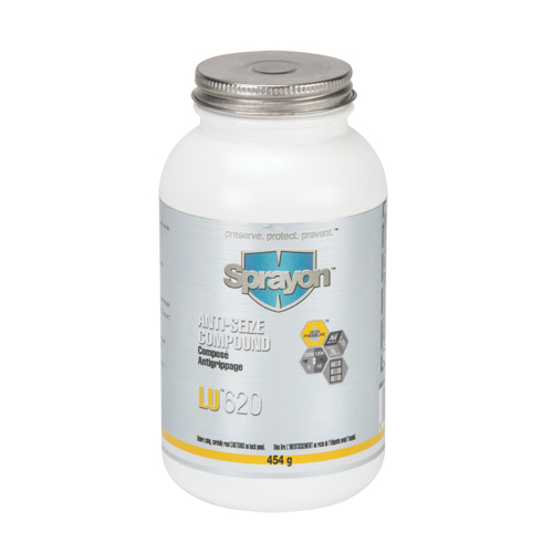 LU620 Anti-Seize Compound, 454 g, Brush Top Bottle, 2200°F (1204°C) Max. Temp Southpoint Industrial Supply
