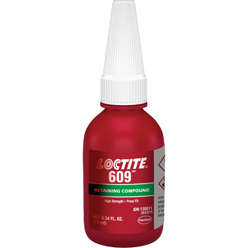 Compos&eacute; de retenue 609 &agrave; usage g&eacute;n&eacute;ral, 10 ml, Bouteille, Vert Southpoint Industrial Supply