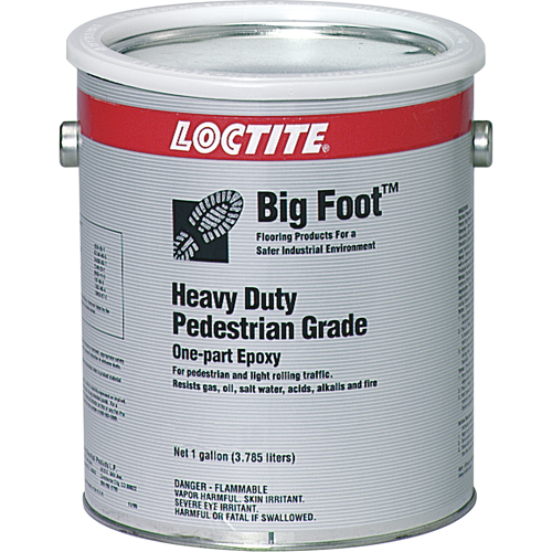 Big Foot Heavy-Duty Pedestrian Grade Anti-Slip Floor Coating, 1 gal., Epoxy-Based, Black Southpoint Industrial Supply