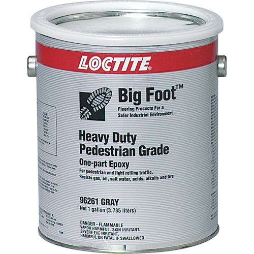 Big Foot Heavy Duty Pedestrian Grade Anti-Slip Coating, 1 gal., Epoxy-Based, Grey Southpoint Industrial Supply