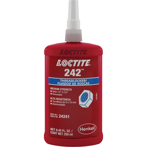 Compos&eacute; de blocage 242, Bleu, Moyen, 250 ml, Bouteille Southpoint Industrial Supply