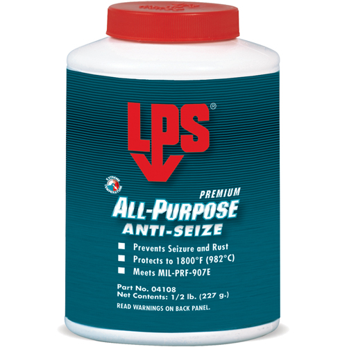 All-Purpose Anti-Seize, 1/2 lbs., Bottle, 1800°F (982°C) Max. Temp Southpoint Industrial Supply
