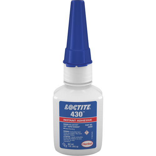 Adh&eacute;sif Super Bonder 422, Transparent, Bouteille, 1 liq. oz. Southpoint Industrial Supply
