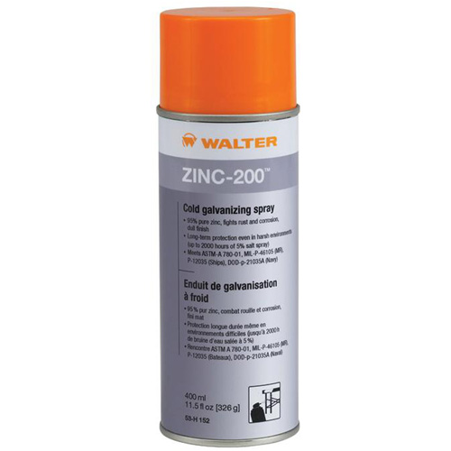 Zinc-200 Cold Galvanizing Spray, Aerosol Can Southpoint Industrial Supply