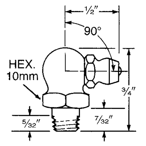 Fitting, 6 mm Thread Southpoint Industrial Supply