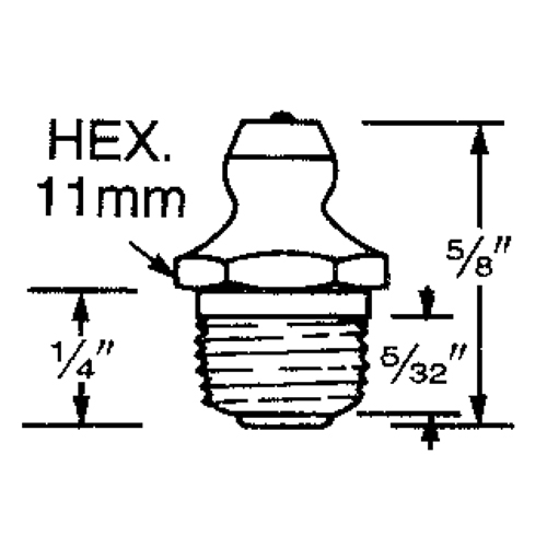 Fitting, 10 mm Thread Southpoint Industrial Supply