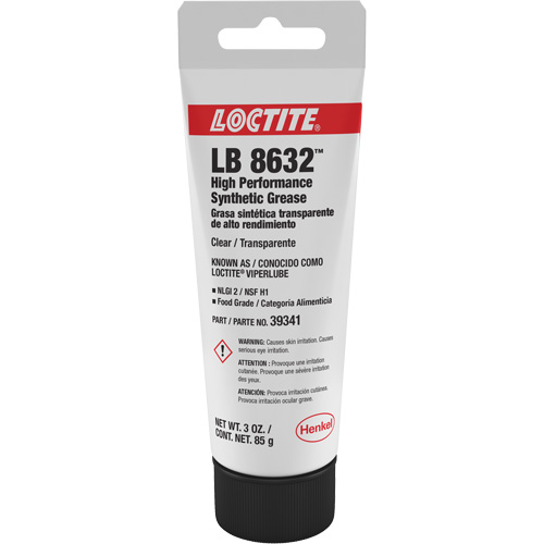 ViperLube&reg; High Performance Clear Synthetic Grease, 3 oz., Tube Southpoint Industrial Supply
