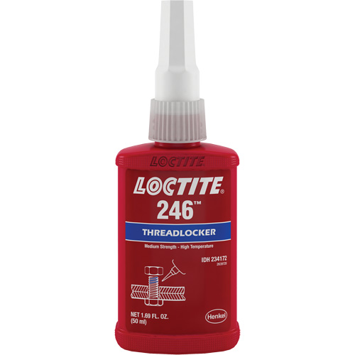 Compos&eacute; de blocage 246 temp&eacute;rature &eacute;lev&eacute;e, Bleu, Moyen, 10 ml, Bouteille Southpoint Industrial Supply