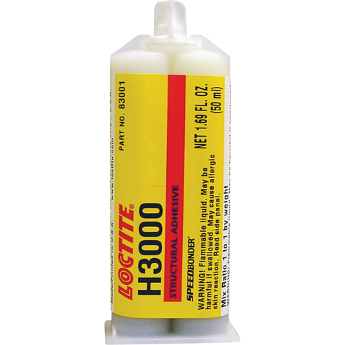 Speedbonder H3000 Structural Adhesive, Two-Part, Dual Cartridge, 76 g., Cream Southpoint Industrial Supply