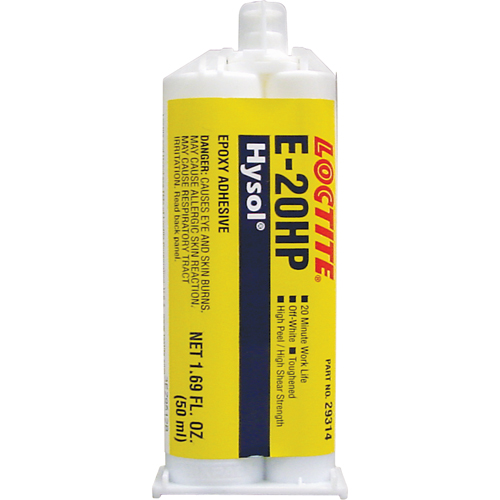 &eacute;poxyde Hysol E-20HP, Deux composants, Cartouche double, 104 g, Blanc cass&eacute; Southpoint Industrial Supply