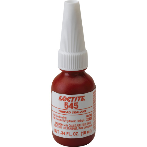 Scellant &agrave; filets 545 hydraulique/pneumatique, Bouteille, 10 ml, -54° C - 149° C/-65° F - 300° F Southpoint Industrial Supply