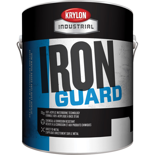Industrial Iron Guard&reg; Water-Based Enamel, 3.78 L, Gallon, Red Southpoint Industrial Supply