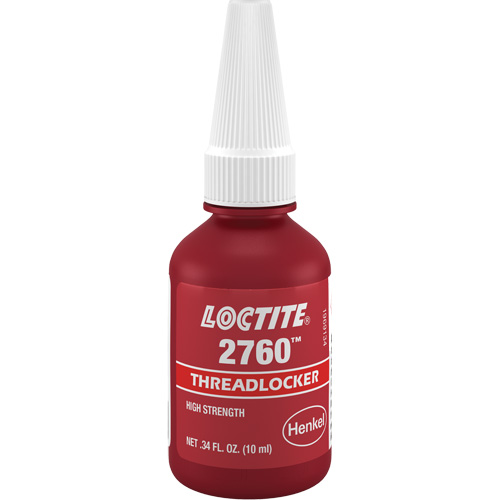 Compos&eacute; de blocage 2760 adh&eacute;sif instantan&eacute;, Rouge, &eacute;lev&eacute;, 10 ml, Bouteille Southpoint Industrial Supply