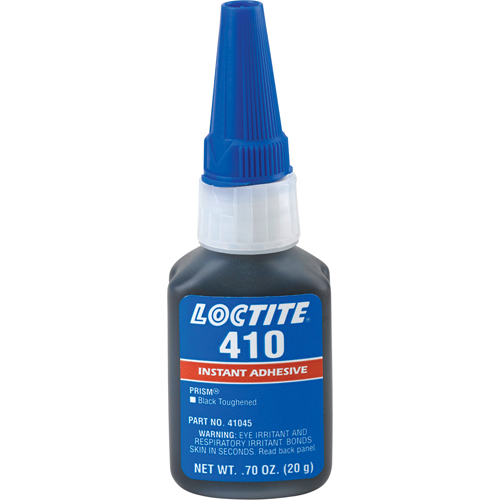 Adh&eacute;sif instantan&eacute; 410, Noir, Bouteille, 20 g Southpoint Industrial Supply