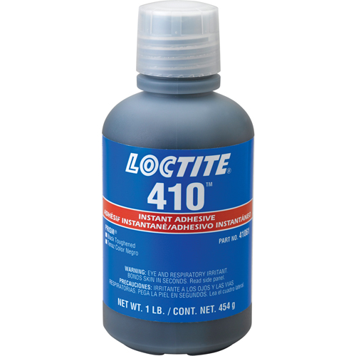 Adh&eacute;sif instantan&eacute; 410, Noir, Bouteille, 454 g Southpoint Industrial Supply