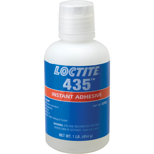 Adh&eacute;sif instantan&eacute;  431 pour toute surface, Transparent, Bouteille, 454 g Southpoint Industrial Supply