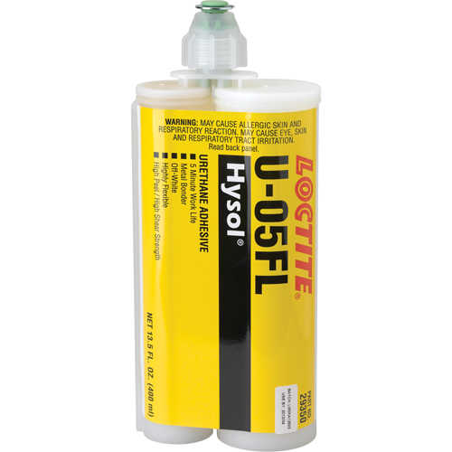 Hysol U-05FL Urethane Adhesive, Two-Part, Dual Cartridge, 622 g., Off-White Southpoint Industrial Supply