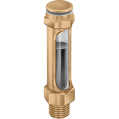 Brass Liquid Level Gauges - Straight, Threaded, 14-1/4" L, 225°F (107.22° C) Southpoint Industrial Supply
