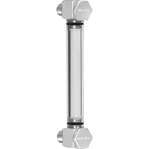 Round Nylon Liquid Level Gauge, Threaded, 10" L, 205°F (96.11° C) Southpoint Industrial Supply