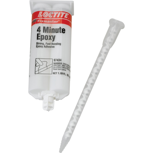 Fixmaster&reg; 4 Minute Adhesive, 50 ml, Dual Cartridge, Two-Part, Amber Southpoint Industrial Supply