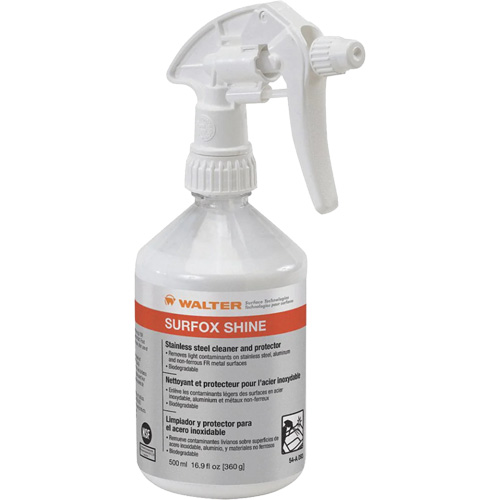 Nettoyant & protecteur pour acier inoxydable Surfox Shine, 500 ml, Bouteille &agrave; g&acirc;chette Southpoint Industrial Supply