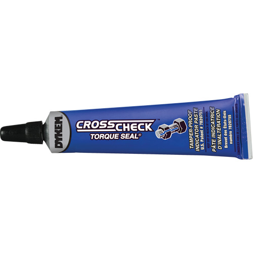 P&acirc;te indicatrice inviolable Cross-Check Torque Seal, 1 liq. oz., Tube, Bleu Southpoint Industrial Supply
