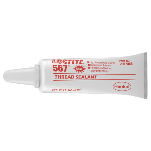 Scellant &agrave; filet haute temp&eacute;rature 567, Tube, 6 ml,  Southpoint Industrial Supply