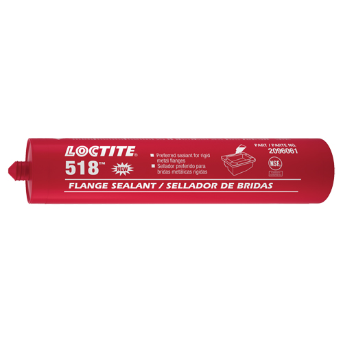 Scellant &agrave; collerettes 518, Cartouche, Rouge Southpoint Industrial Supply
