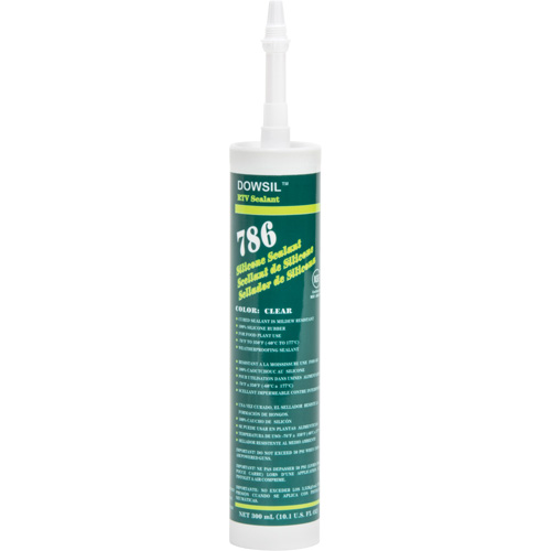Scellant &agrave; la silicone, 300 ml, Cartouche, Transparent Southpoint Industrial Supply