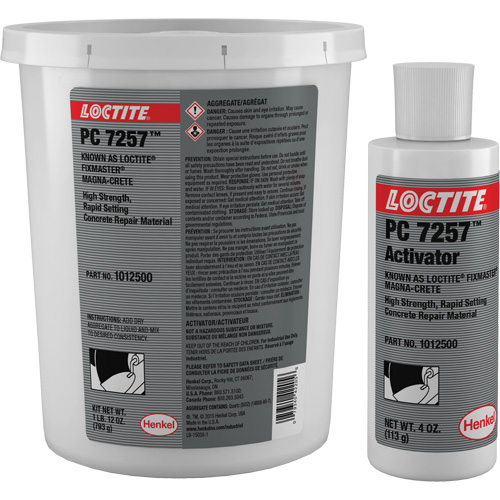 Fixmaster&reg; Magna-Crete&reg; Concrete Repair, Kit, Grey Southpoint Industrial Supply