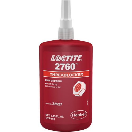 Compos&eacute; de blocage 2760, Rouge, &eacute;lev&eacute;, 250 ml, Bouteille Southpoint Industrial Supply