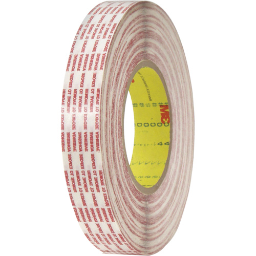 Double-Coated Tape, Polypropylene, 13 mm (1/2") W x 110 m (360') L, 6 mils Thick Southpoint Industrial Supply