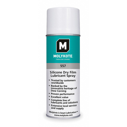 Molykote 557 Silicone Dry Film Lubricant, Aerosol Can Southpoint Industrial Supply