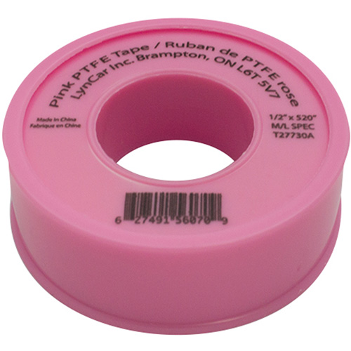 Ruban de Teflon, 520" lo x 1/2" la, Rose Southpoint Industrial Supply