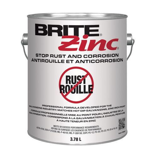 BRITE Zinc&reg; Corrosion Inhibitor, Gallon Southpoint Industrial Supply