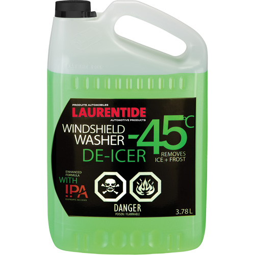 Laurentide Windshield Washer & De-Icer, Jug, 3.78 L Southpoint Industrial Supply