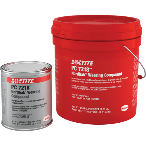 Wearing Compound 7218, 25 lbs., Pail, Two-Part, Grey Southpoint Industrial Supply