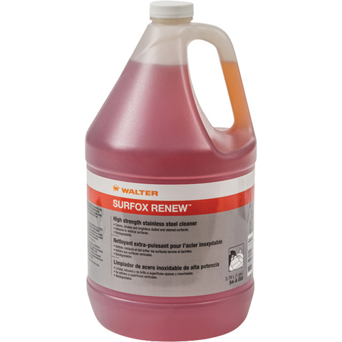 Surfox Renew Stainless Steel Cleaner, 3.78 L, Gallon Southpoint Industrial Supply
