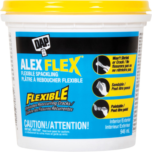 Alex Flex&reg; Flexible Spackling, 946 ml, Plastic Container Southpoint Industrial Supply