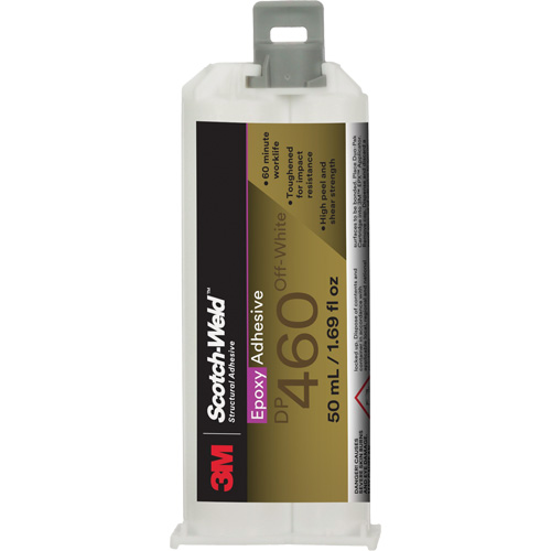 Adh&eacute;sif Scotch-Weld, 50 ml, Cartouche double, Deux composants, Blanc Southpoint Industrial Supply