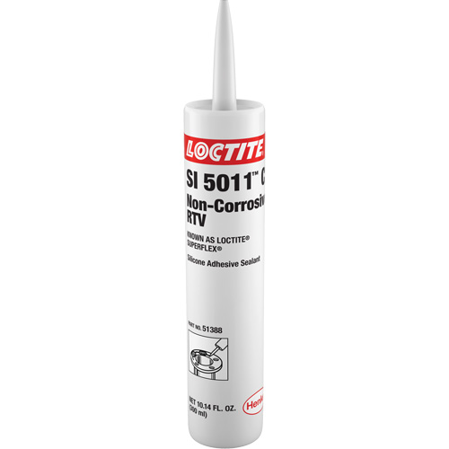 Superflex&reg; SI 5011CL Non-Corrosive RTV Silicone, Cartridge, Clear Southpoint Industrial Supply