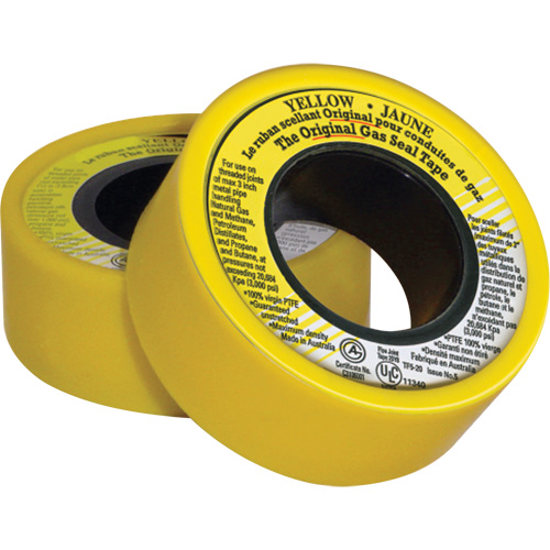 PTFE Thread Sealant Tape, 236" L x 3/4" W, Yellow Southpoint Industrial Supply