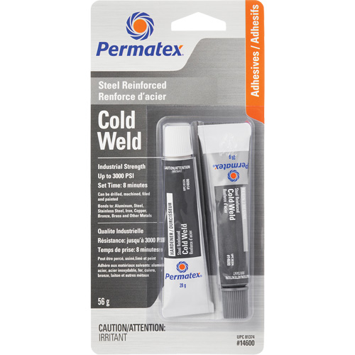 Cold Weld Bonding Compound, 2 x 28 g, Tube, Two-Part, Grey Southpoint Industrial Supply