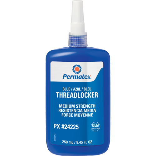 Threadlocker, Blue, Medium, 250 ml, Bottle Southpoint Industrial Supply