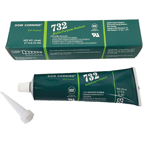 732 Sealant, 90 ml, Tube, White Southpoint Industrial Supply